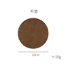 Light brown coaster (10cm)
