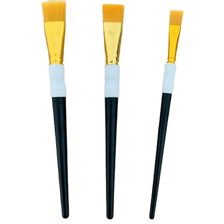 Wholesale High Quality Oil Painting Wholesale Taklon Paint Brush for Artist