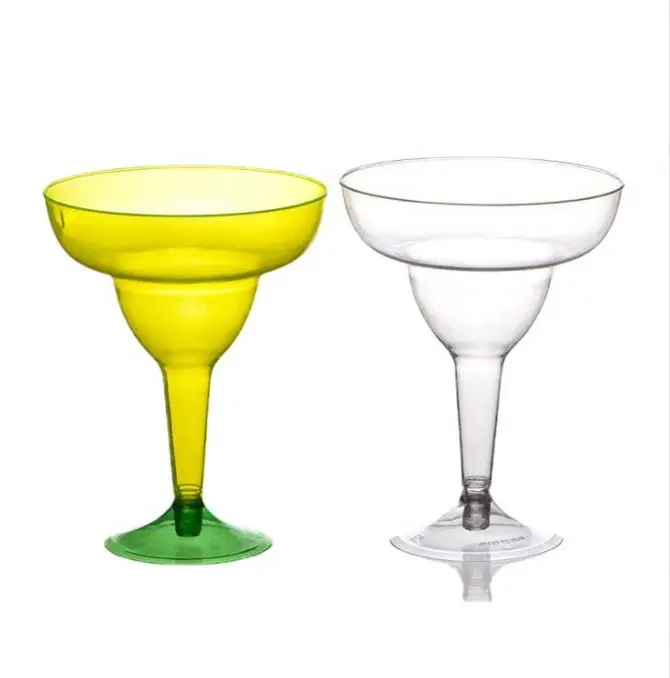 12 Oz Plastic Margarita Glasses - Assorted Colors & Customizable
