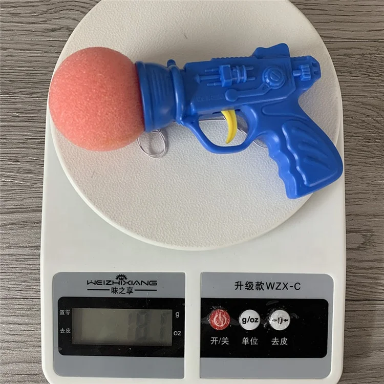 Wholesale Interesting Creativity Kids Small Plastic Launchers Soft Sponge Ball Shooting Gun Toy