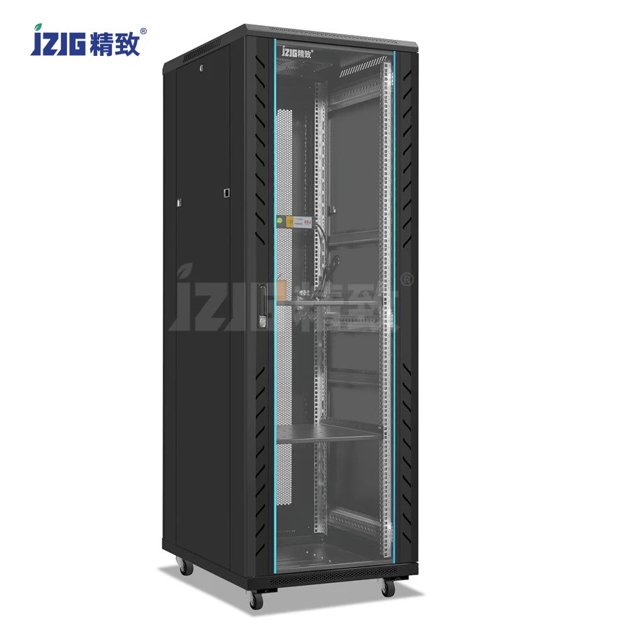 2024 New Arrival 37U Network Server Rack 19-Inch Data Center Cabinet with Cooling Fans Products in Stock