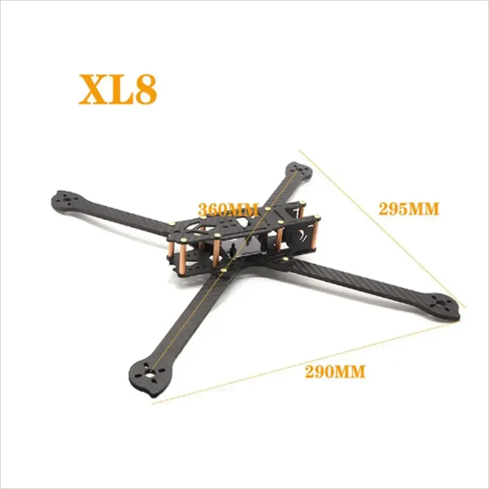 3K Full Carbon Fiber FPV frame Frame Kit 4mm Arm Design  XL8 360mm True X RC Drone FPV Drone Frame factory