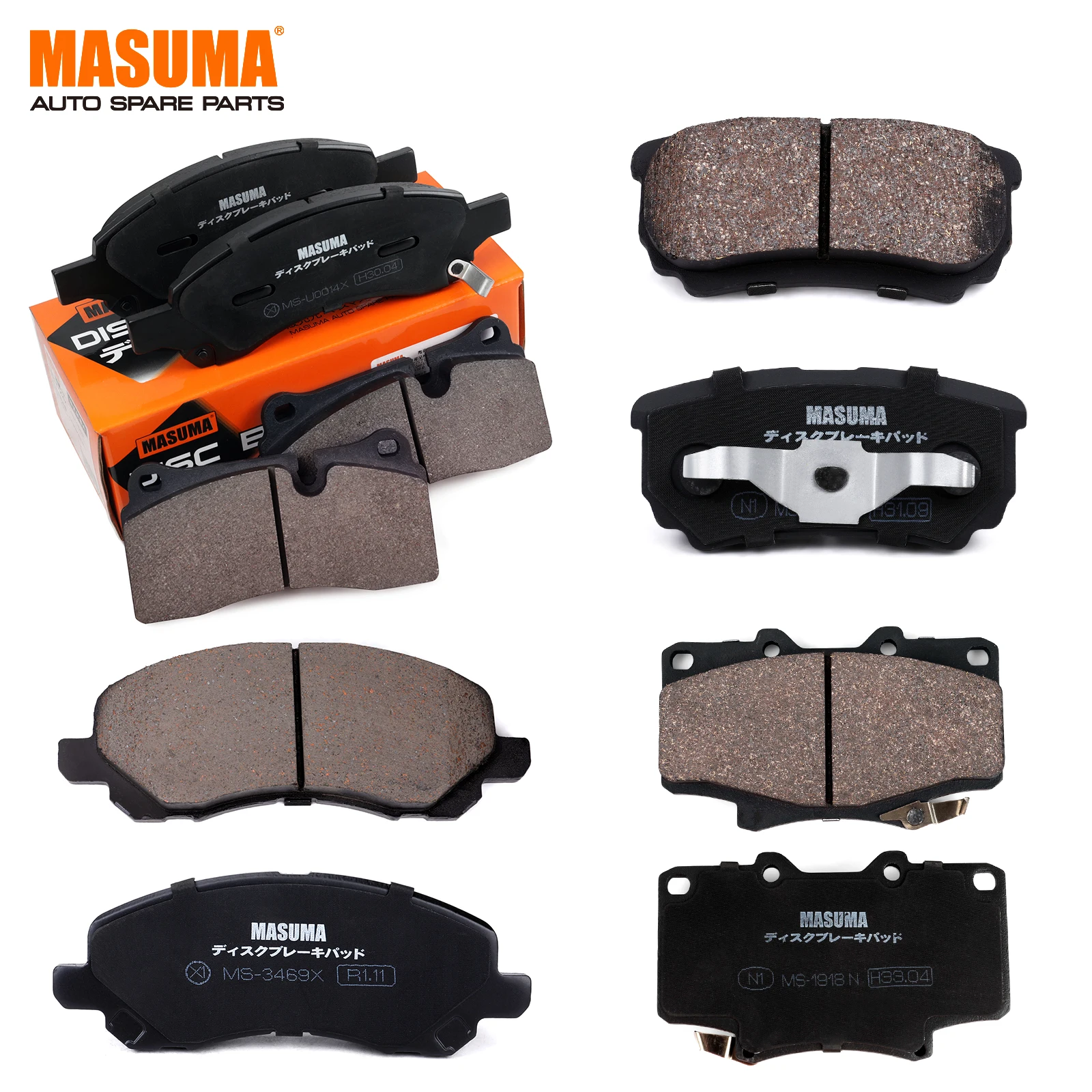 MASUMA MS-1924 Car Brake Pads - Advanced Technology for LEXUS & TOYOTA