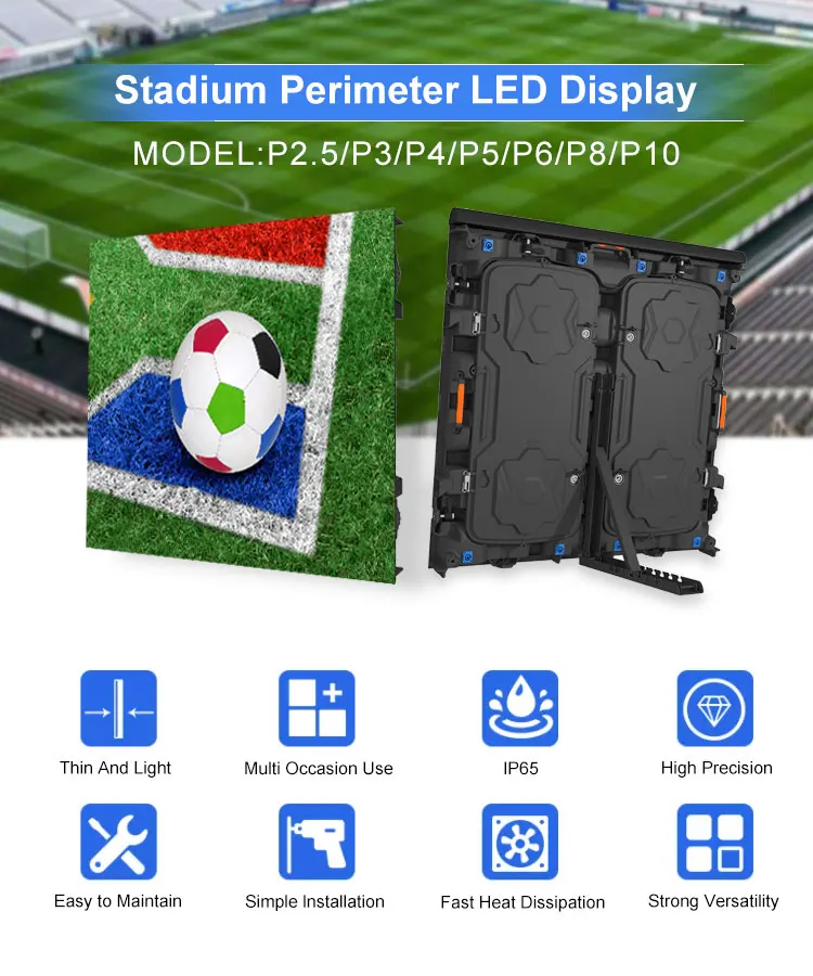  P5 Football Led Display Screen factory