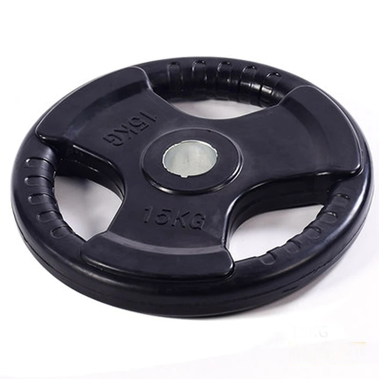 С резиновым покрытием Tri сцепление для поднятия тяжестей