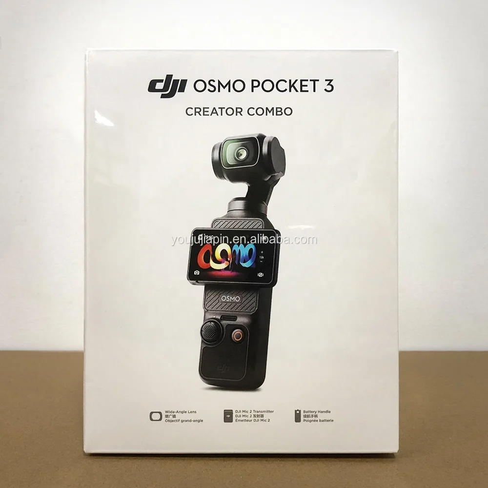 DJI Osmo Pocket 3 Creator Combo 3軸ジンバル 1インチCMOSセンサー 2