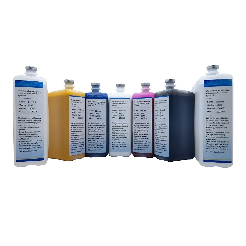Original 500ml Alternative FAC1512 Solvent FAC1505 Black Ink FAC 1240 1010 With Tag RFID Chip for Linx 8800 8900 Series Printer