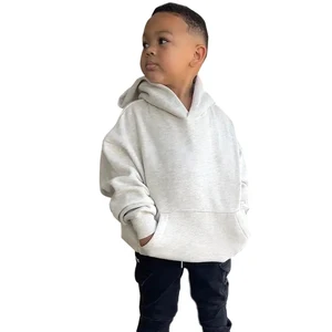 High Quality Custom Logo Label Color Toddler Baby Boy Fleece Pullover Hoodies