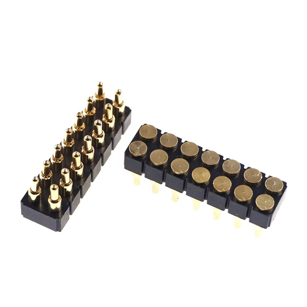 Spring Loaded Pogo Pin Connector - 7.0 Mm Height, 2.54 Mm Pitch