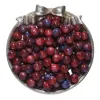 Perles en résine - violet rougeâtre (8mm)