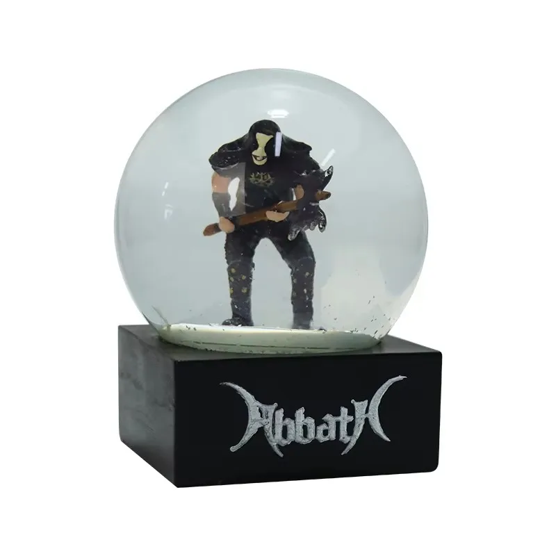 نماذج شخصيات ميني مخصصة شائعة مصنوعة من الراتنج كرة ثلج حرفيات من الراتنج زينة عطلات هالوين الهدايا التذكارية ديكور المنزل