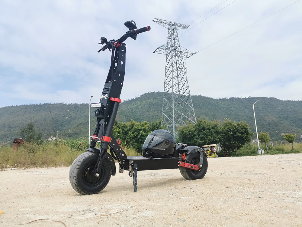 批发中国价格maike mk9x 60v e踏板车13英寸大轮7200w越野双电机电动