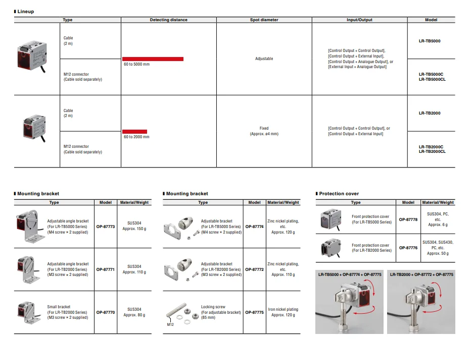 laser sensor keyence lr-tb2000 lr-tb2000c detection| Alibaba.com