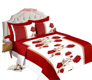 Hot Selling Lilianna Collection 6pc Bed Sheet Set  king Size Bedding Set Floral Bedding Set