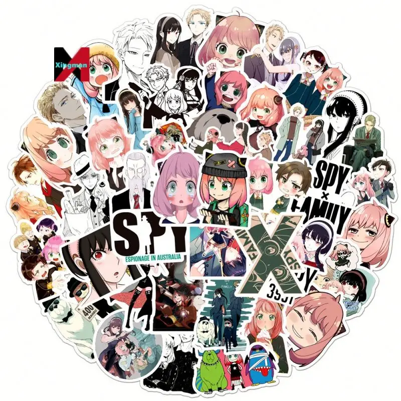 Generic 50 Pcs - Spyy x Family Kazoku no Shouzou Stickers Autocollant Anime  Japonais Etiquette à prix pas cher