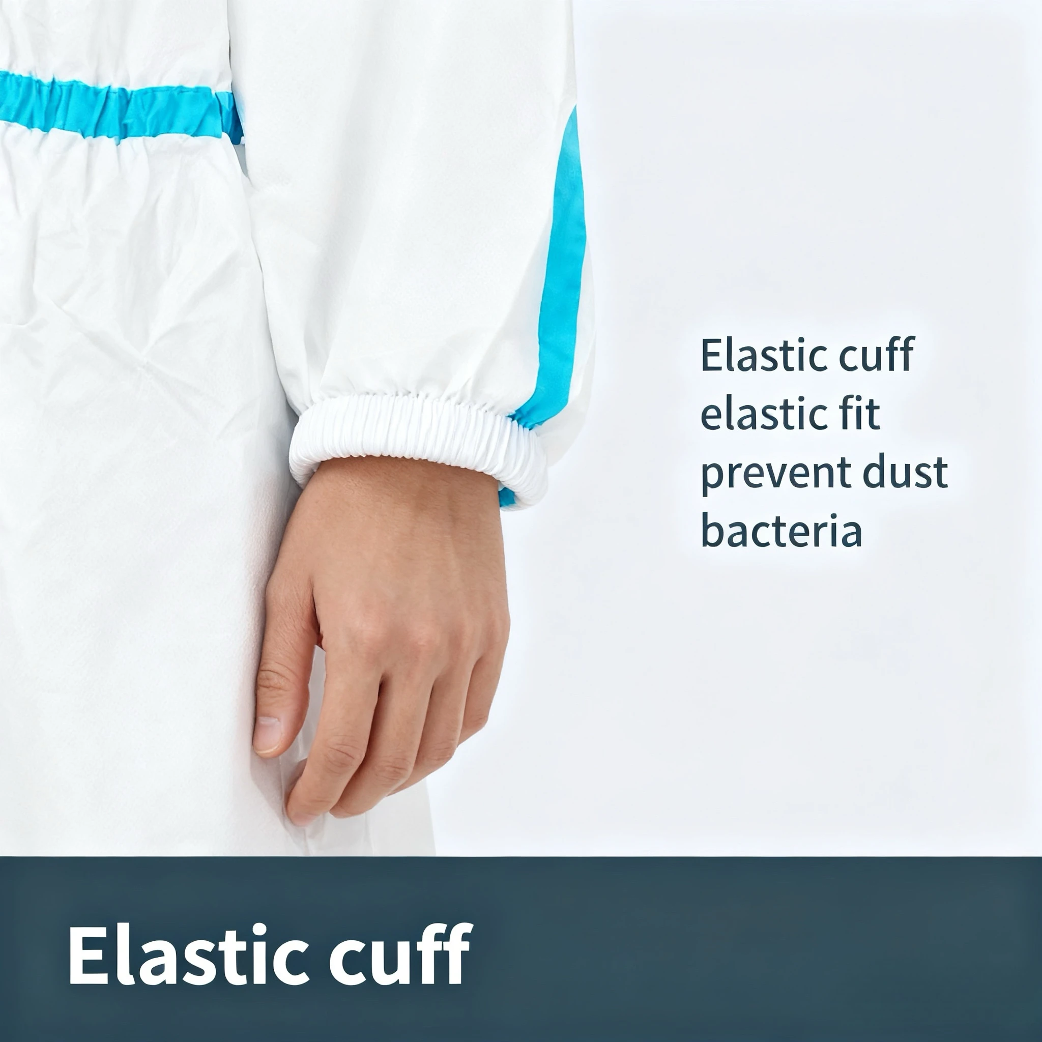 Microporous Disposable Protective Coverall with Hood and Boot Chemical Medical Coveralls for Adults Protective Medical Gown