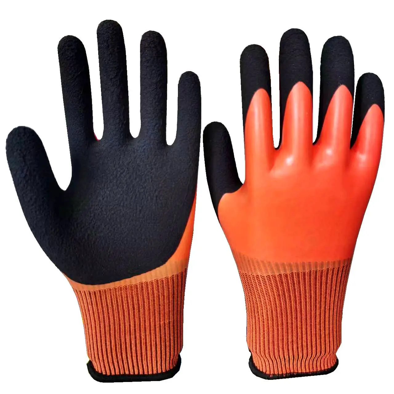 Waterproof Full Latex Coated Work Gloves Industrial Protective Hand