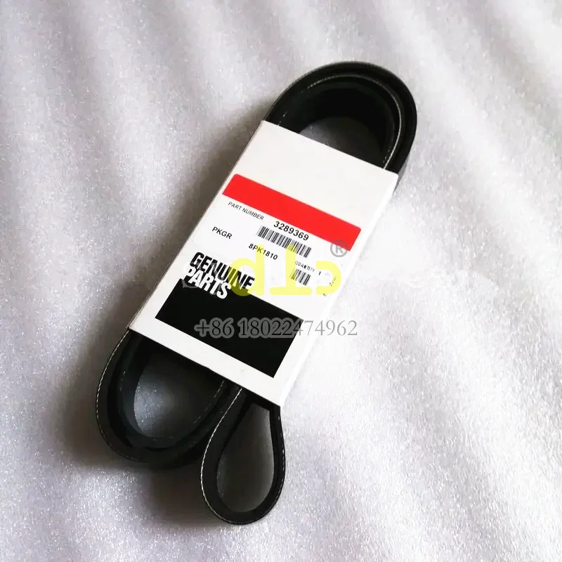 Construction Machinery Parts Engine V-belt Fan Belt New for cummins 6BT Engine 3935335 5259157 8PK1422 Diesel Engine Parts