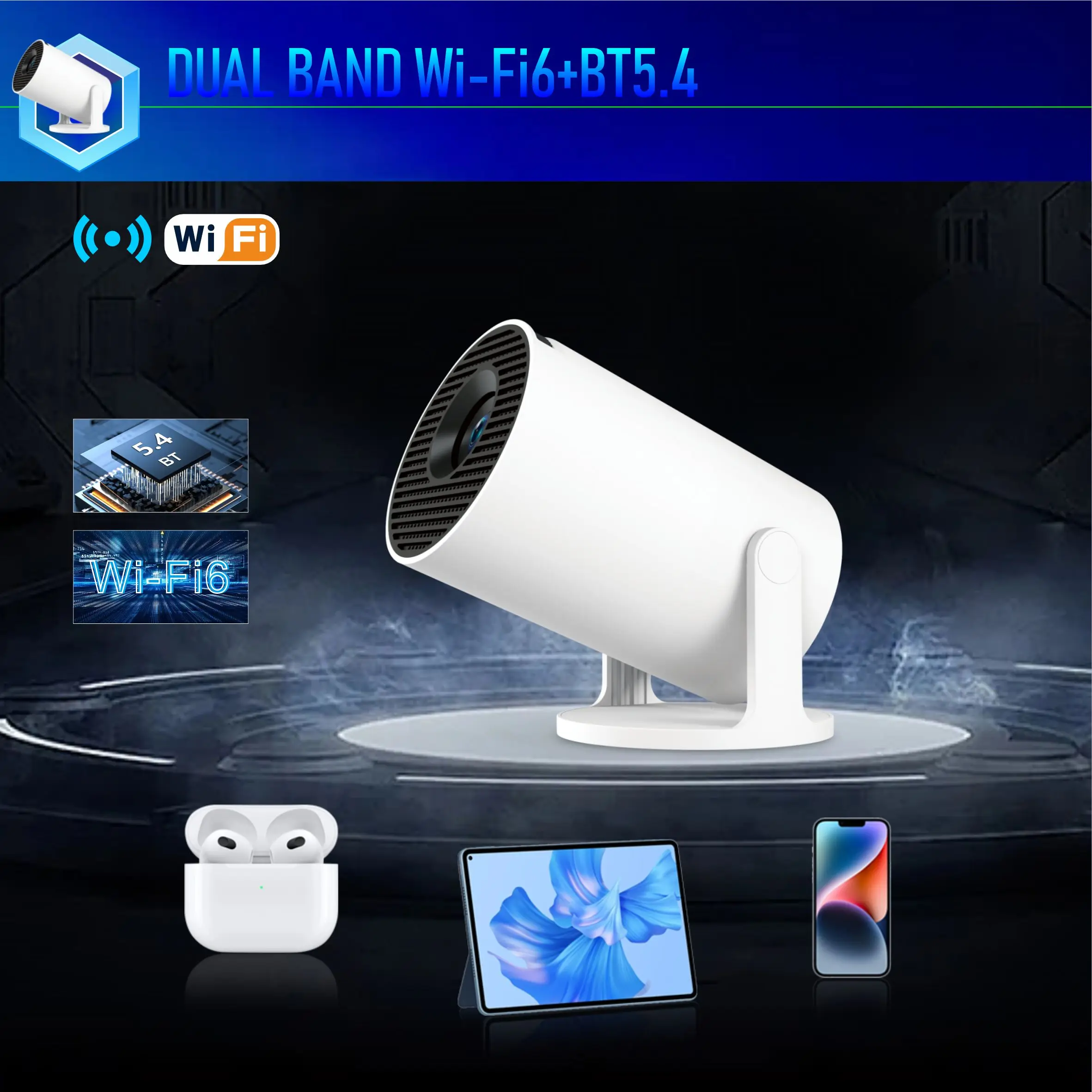 XZT Mini Portable HY300PRO+ Projector Video Home Theater