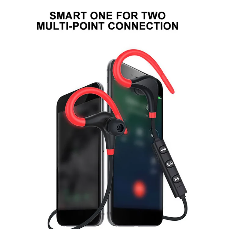 BT-01 беспроводной BT 4 2 наушники Магнитный Проводной ушной крючок дизайн вкладыши гарнитура устойчивое спортивные для