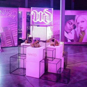 Light up Night Club Led Bedroom Lamps Customized Logo Cube Decorative Furniture Multi-color Home Lighting Lamps