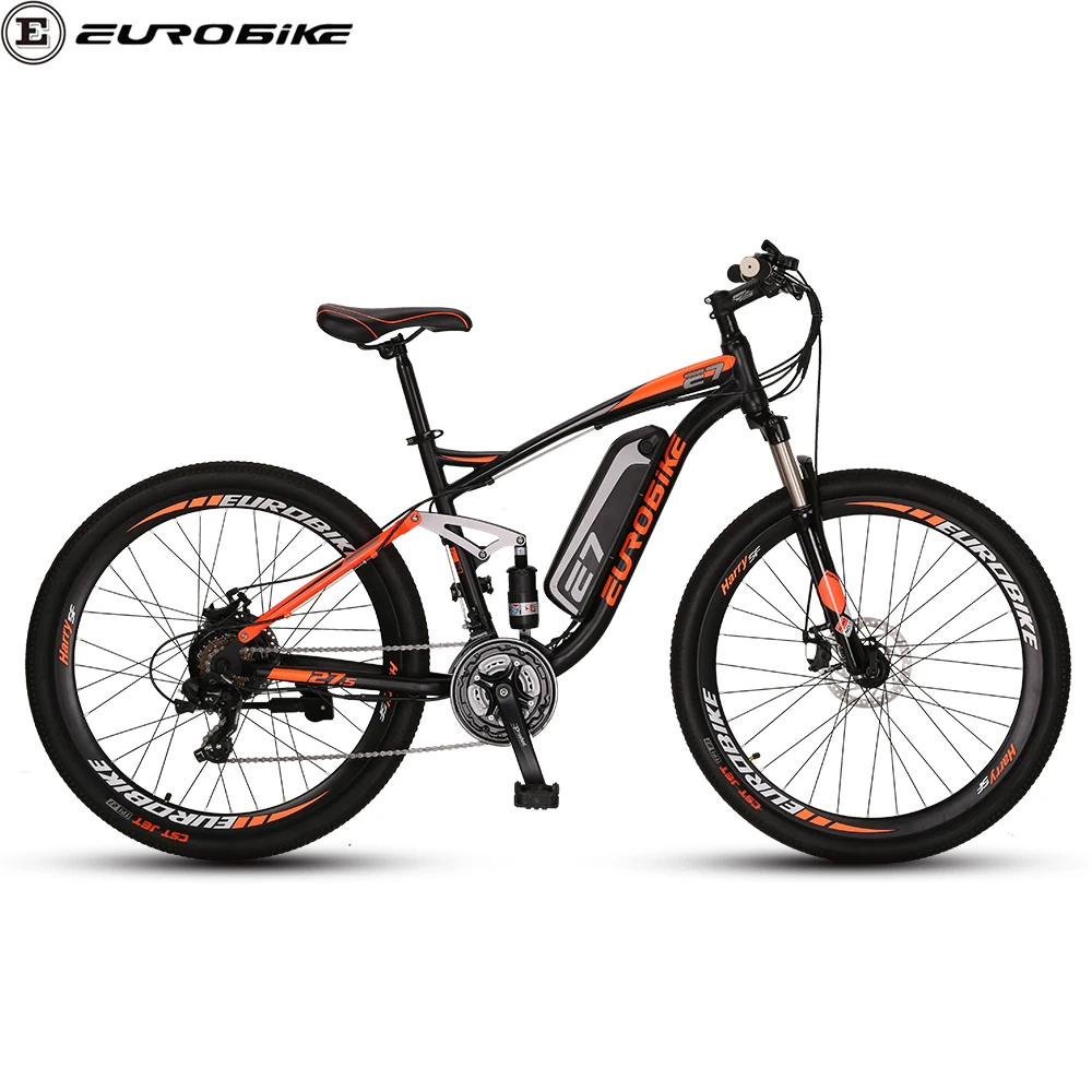 Full Suspension Electric Bike 48v500w13ah Ebike Motor Electric Bicycle ...