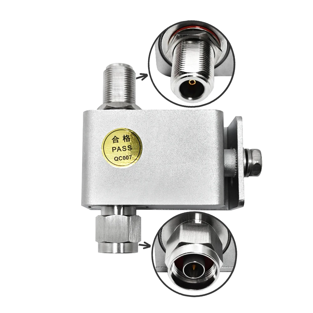 N Male to N Female Connectors 1200-2000MHZ Surge Arrester Protector lightning protection Devices ≤4ADC