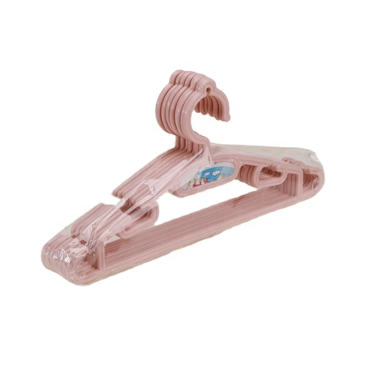 60 Cintres Enfant 27cm - Plastique Gain De Place Pour Garde-Robe Bébé