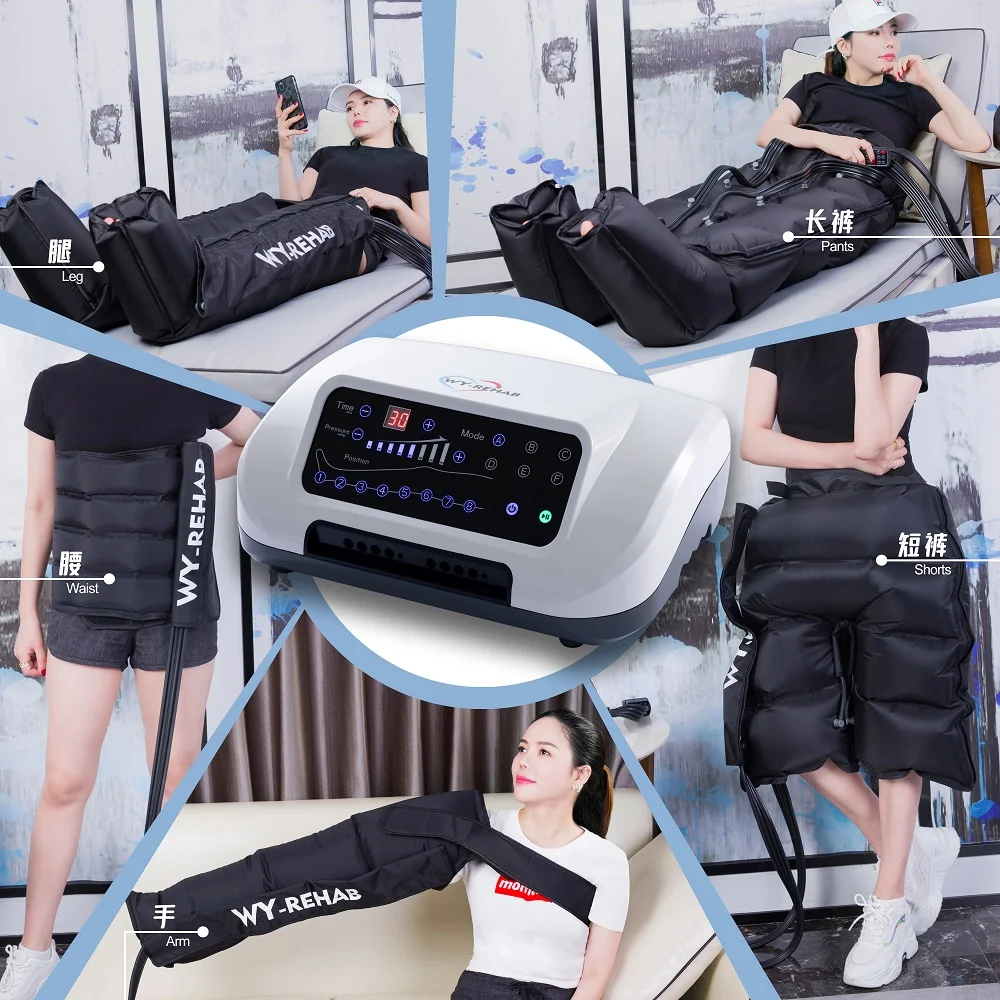 8 chambers intermittent pneumatic compression body massager-69