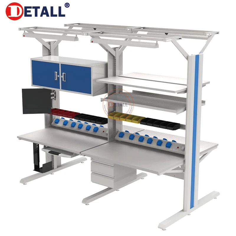 Detall Directly Factory Offer Adjustable ESD Laboratory Electronic Lab Work Bench