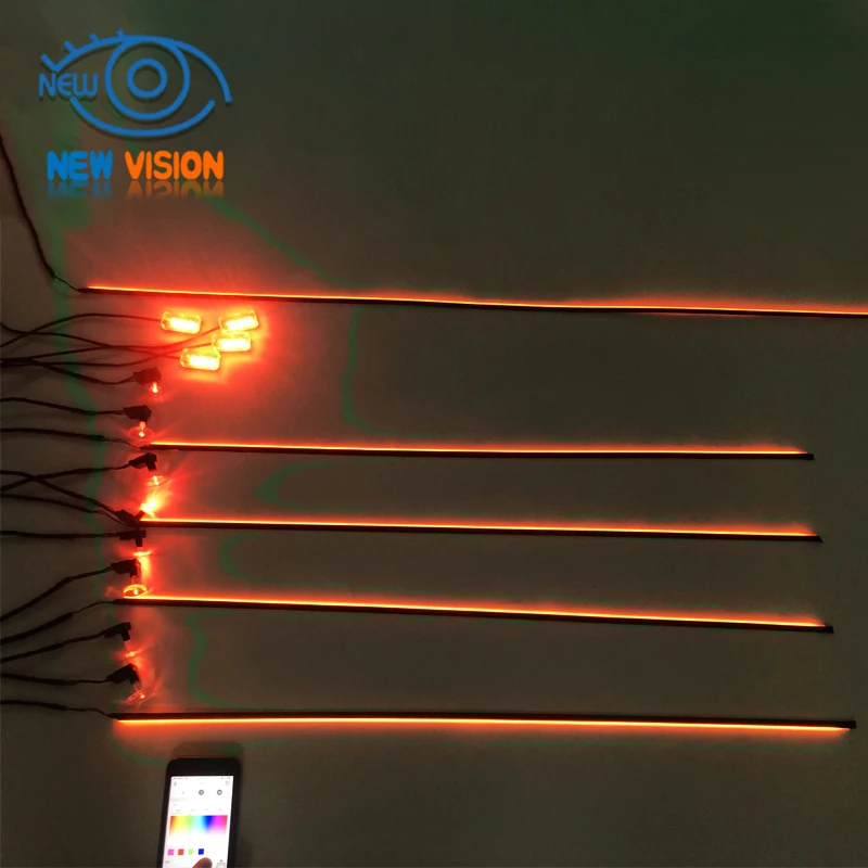 Stringa LED elettroluminescente flessibile per decorazione interni