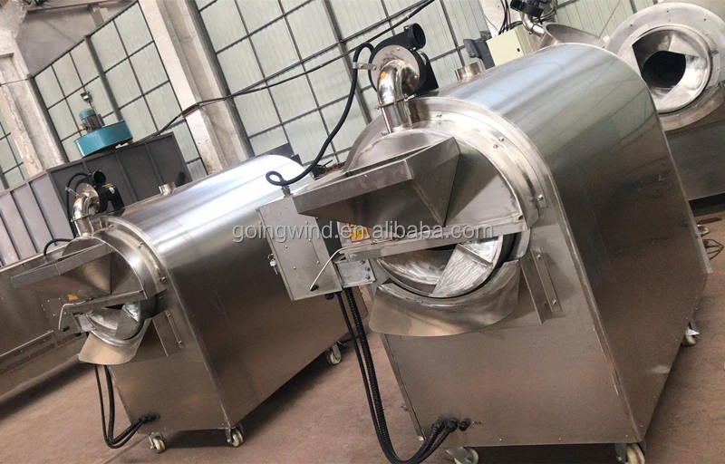 Automatic Peanut Roasting and Filling Machine Auto Groundnut Frying Peeling Dry Nuts Roast Flavoring Packaging Line for Sale