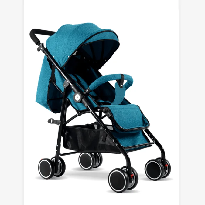 Mint Green High View Baby Stroller Baby Carriage Baby Pram