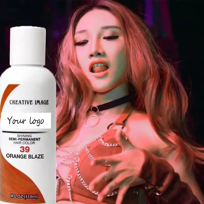 Wholesale Stock Ppd Ammonia Free Hair Color Vegan Hair Dye Semi