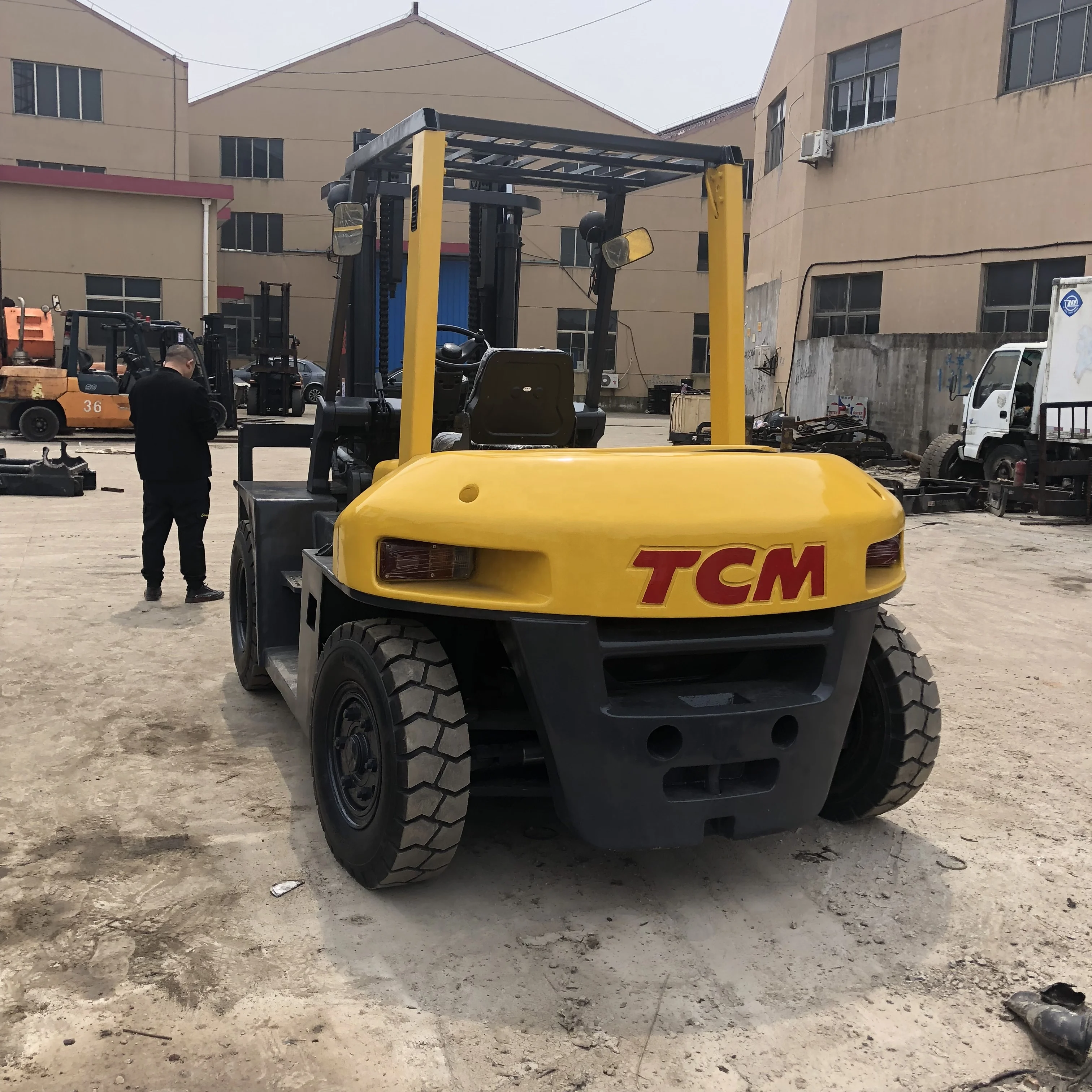 7 Ton Used Forklift Komatsu Fd70 With Good Condition For Sale,Tcm 7t ...