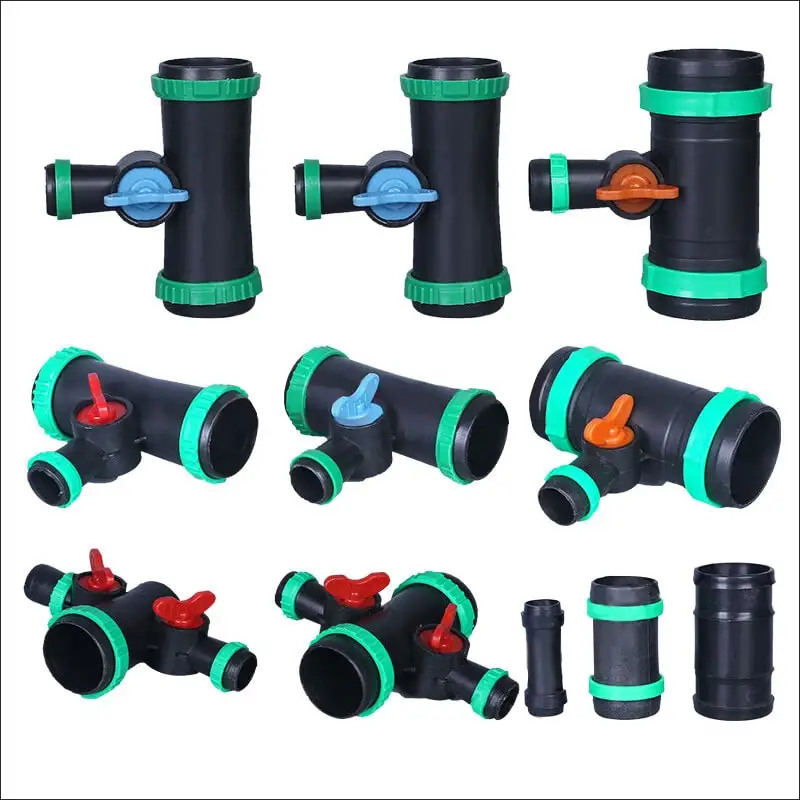 Yibiyuan Agricultural Drip Irrigation Fittings Kit End Cap 16mm Drip Irrigation Tape Shut off Valve H9d8a4ecf336b408a94ab925c0f354d72k
