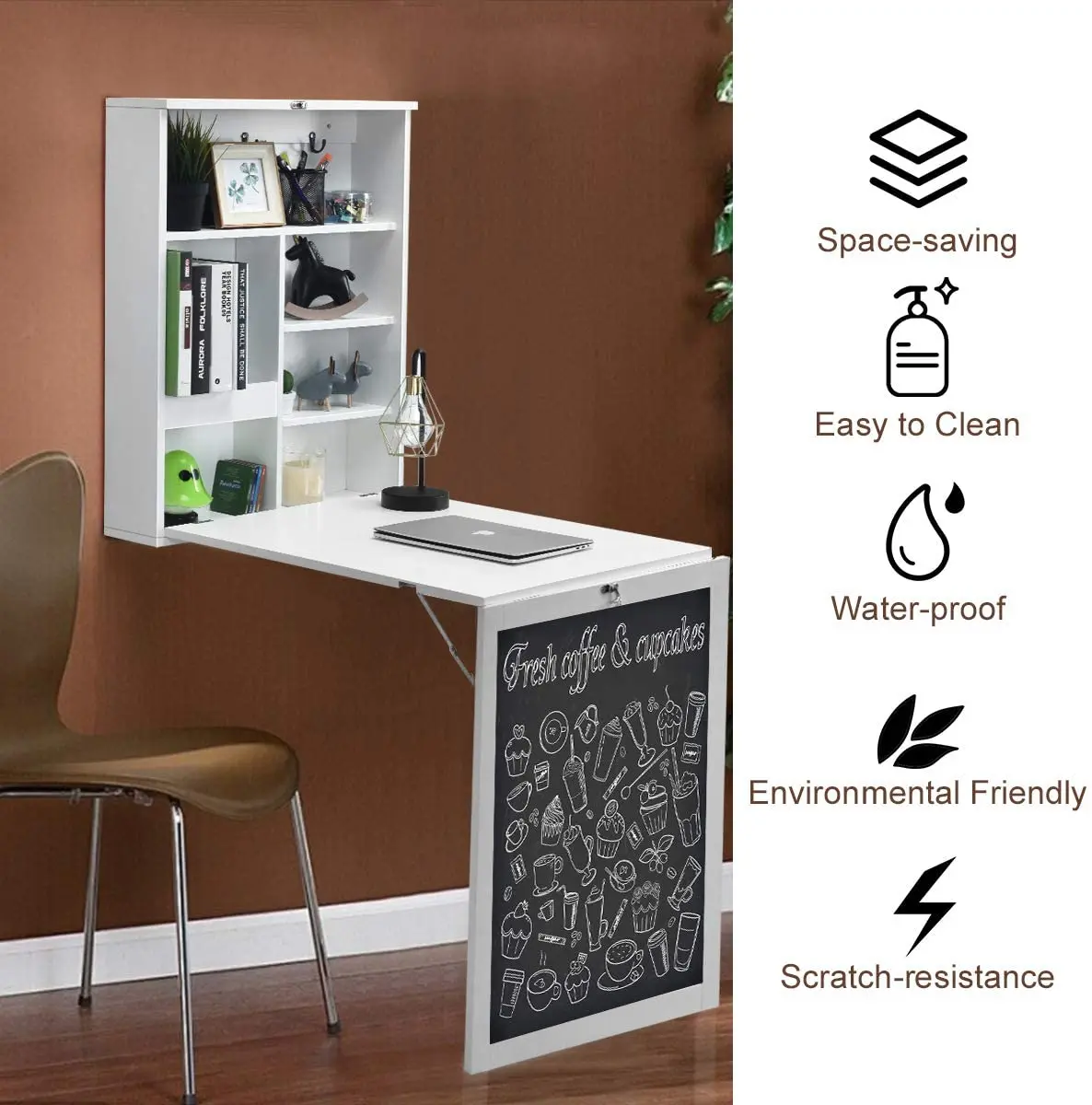 New Arrival Modern Design Wall Mounted Folding Computer Desk