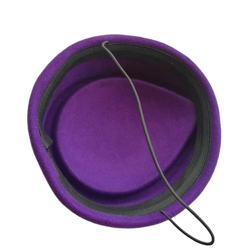 Горячая Распродажа стюардесса шапки головные уборы фетровая шляпка шерстяная форма пилота бортпроводница фуражка