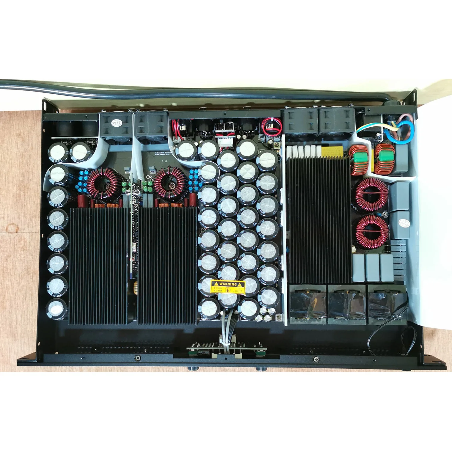 D2402 1U 2 Channel Digital Class d Power Amplifier with PFC3000 for Subwoofers