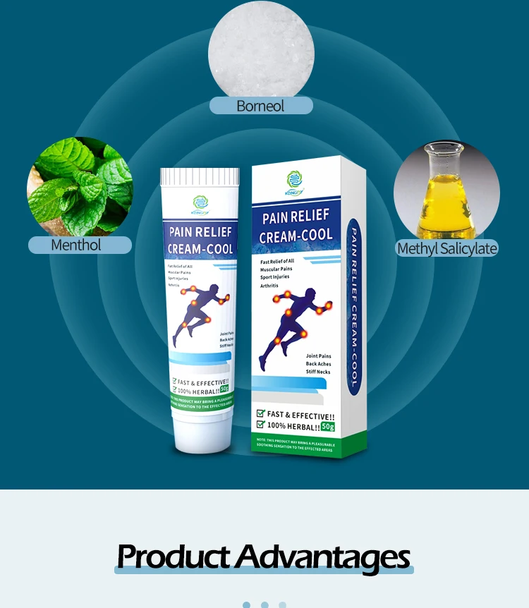 Wholesale Leg And Back Pain Relief Cream Menthol Natural Herbal Skin Care Pain Relief Cream