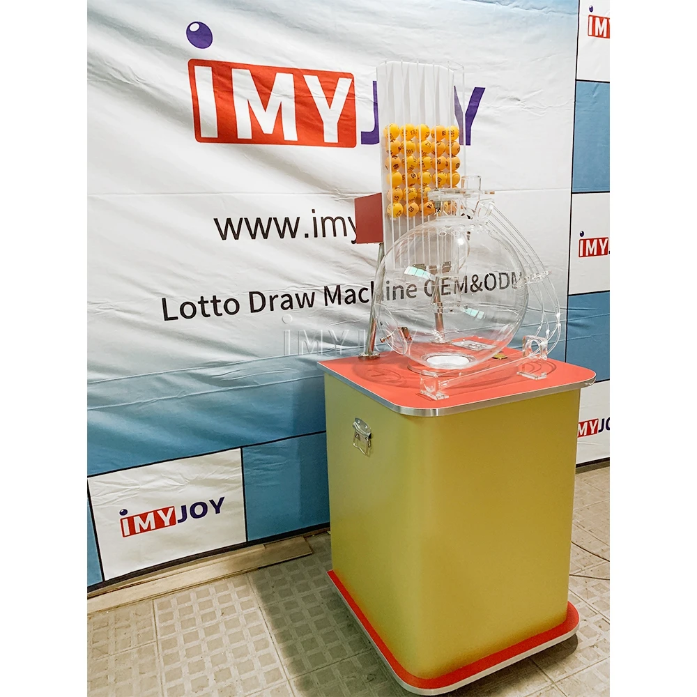 Lucky lotto draw plastic ping pong balls air jet mix lottery online drawing blower machine