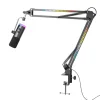 sound card  with arm stand mic
