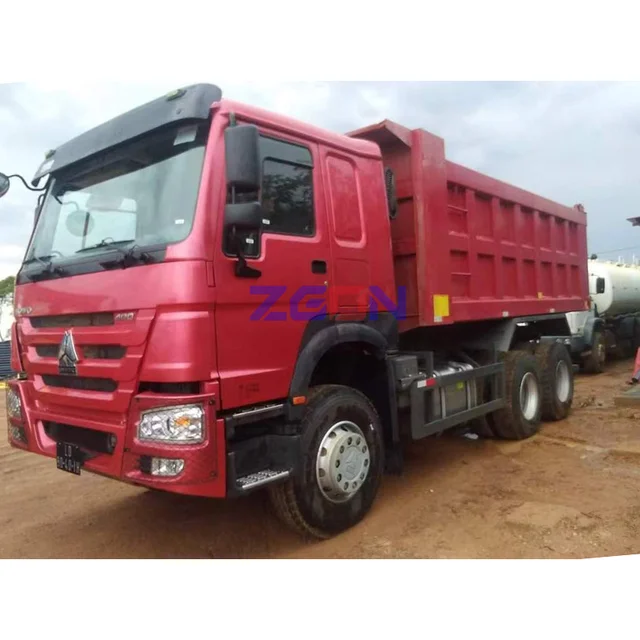 Sinotruk Shacman Howo U Type Body 6x4 Cng 336 Engine 18 Cubic Infront Dump Tipper Truck Tire JMC WD615.69 Automatic Heavy Truck