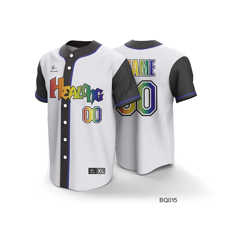 button up baseball jersey - custom baseball uniform