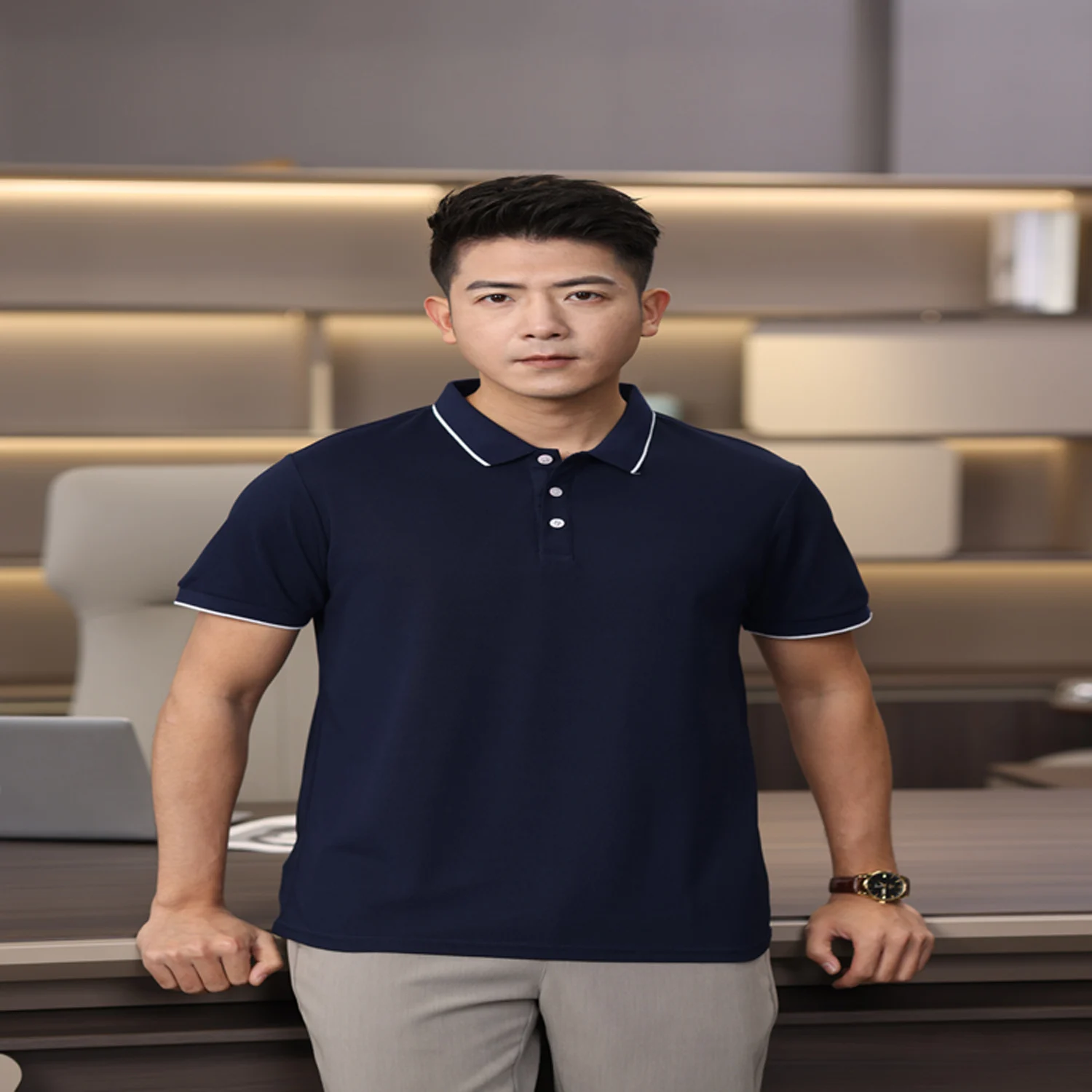 Wholesale Custom High Quality Embroidered Logo Plus Size Golf Polo T Shirt Uniform custom polo shirt