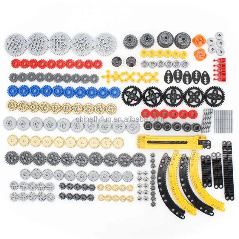 Stemedu 213pcs Gear Set Moc Series Technic Parts Diy Building Blocks ...