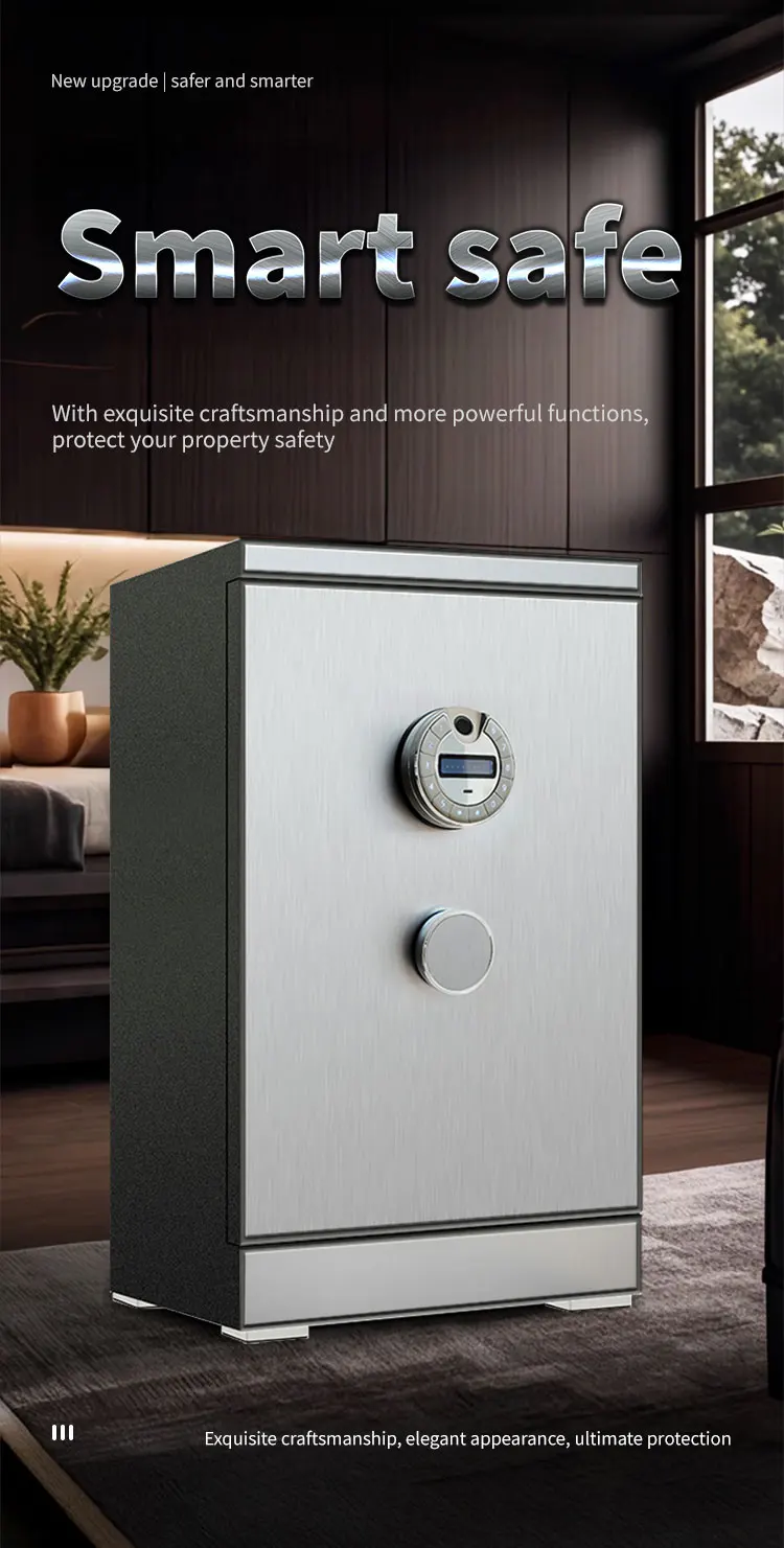 CEQSAFE Hot Selling TUYA APP WIFI Anti-theft Storage Cabinet Password Fingerprint Lock Safe Deposit Box supplier