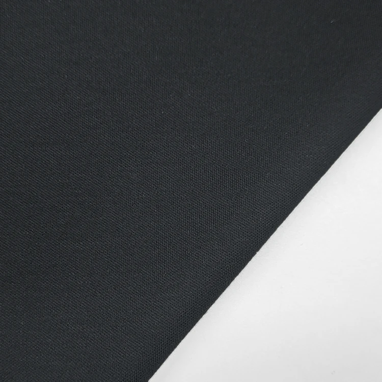 Hot Selling Knit Interlock Fabrics in Faisalabad Pakistan, Solid Stretch Cotton Lyocell Interlock Fabric for Shorts/ factory