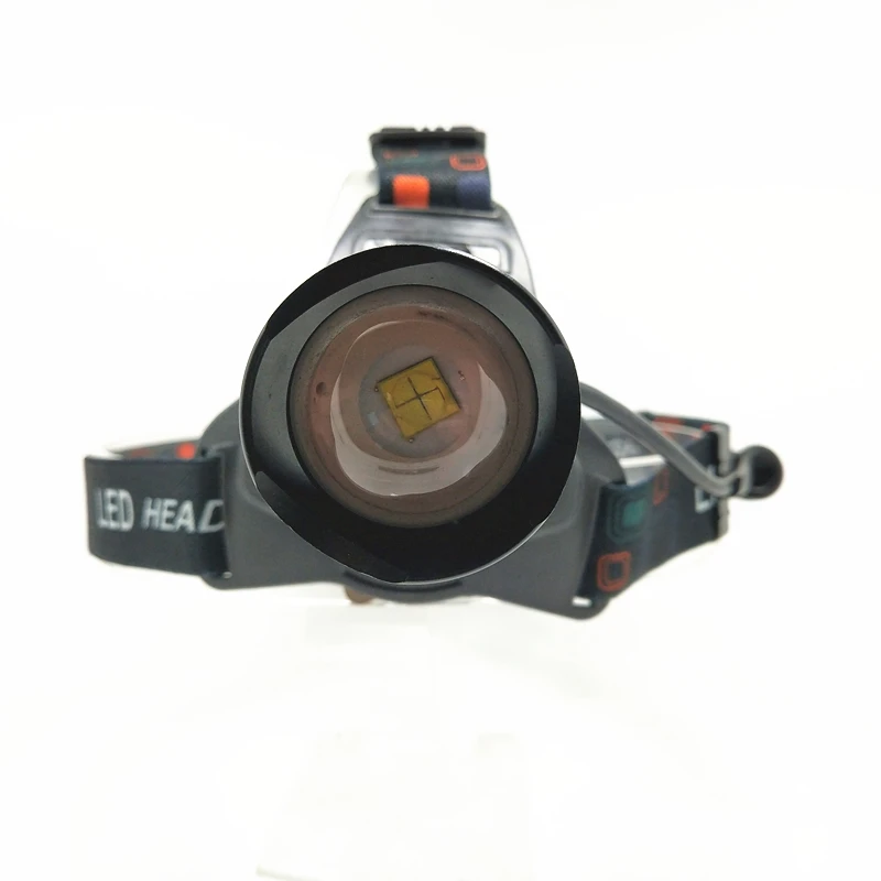 2000lumen Rechargeable Hunting Headlamp P50 LED Hunting Head Light with 3 Batteriesled Headlight P50