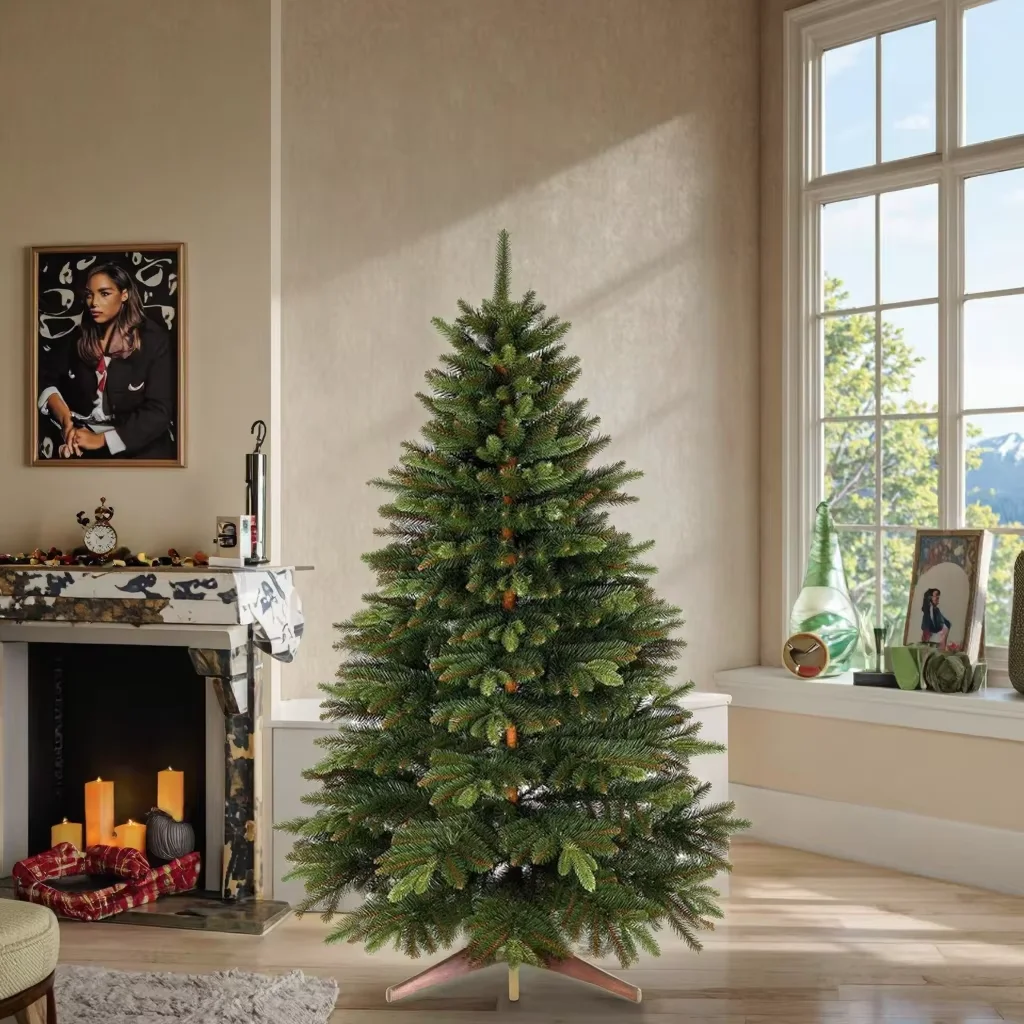 2025 yüks kimi PE PVC Birləşməsi 0.25mm Yeganə Tabaka Xmas Ağacı Ağaçlı Pod Hot Sale